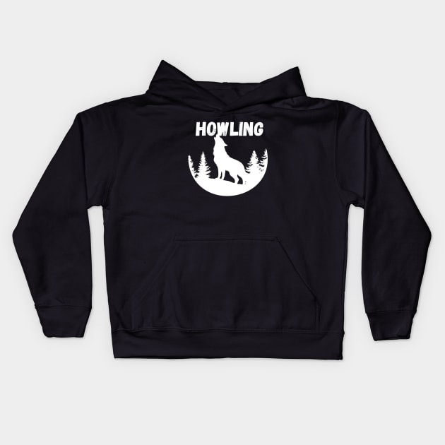 Howling Kids Hoodie by Z And Z